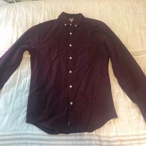 Express XS slim button down shirt soft wash